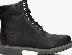 zwarte timberland veterboots premium 6 inch lace up