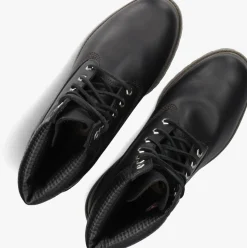 zwarte timberland veterboots premium 6 inch lace up
