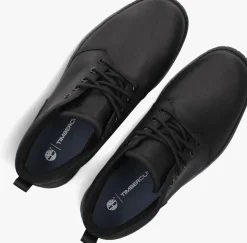 zwarte timberland veterboots britton road mid lace up chukka