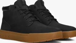 zwarte timberland veterschoenen maple grove mid lace up