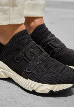 zwarte tod's lage sneakers sport. run