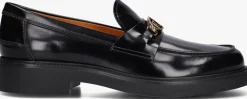 zwarte tod's loafers led logo loafer