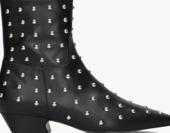 zwarte toral enkellaarsjes irene punk