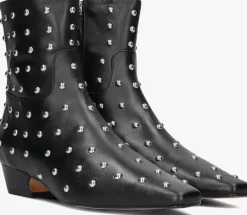 zwarte toral enkellaarsjes irene punk