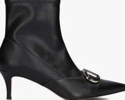 zwarte twinset milano enkellaarsjes 252tcp034