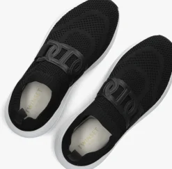 zwarte twinset milano lage sneakers 251tcp02g