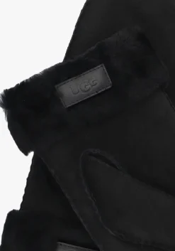 zwarte ugg handschoenen atherson embroidered mitten
