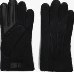 zwarte ugg handschoenen contrast sheepskin tech glove