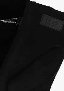 zwarte ugg handschoenen exposed sheepskin mitten
