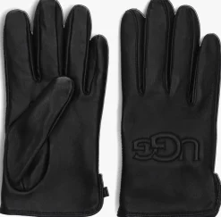zwarte ugg handschoenen shorty logo glove