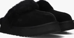 zwarte ugg pantoffels w disquette