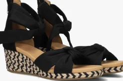 zwarte ugg sandalen met hak yarrow