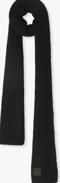 zwarte ugg sjaal chunky rib knit scarf