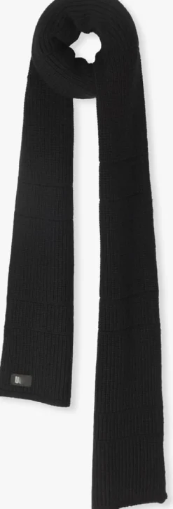 zwarte ugg sjaal knit ribbed scarf