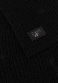 zwarte ugg sjaal knit ribbed scarf