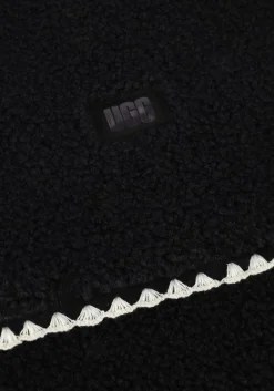 zwarte ugg sjaal uggfluff scalloped scarf