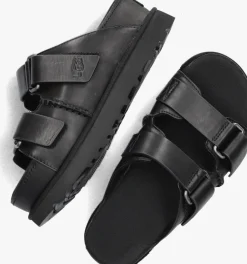 zwarte ugg slippers goldenstar hi slide