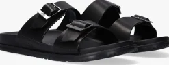 zwarte ugg slippers m wainscott buckle slide