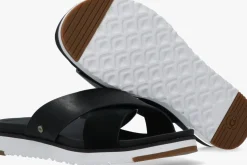 zwarte ugg slippers w kari slide