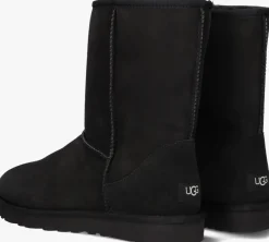 zwarte ugg vachtlaarzen m classic short