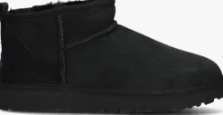 zwarte ugg vachtlaarzen w classic ultra mini