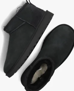 zwarte ugg vachtlaarzen w classic ultra mini