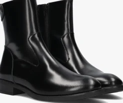 zwarte unisa enkellaarsjes belfin