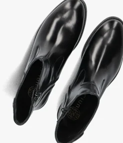 zwarte unisa enkellaarsjes belfin