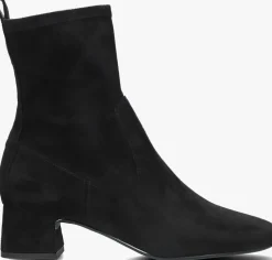 zwarte unisa enkellaarsjes lemico