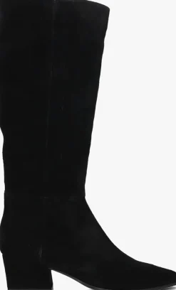 zwarte unisa hoge laarzen jefri