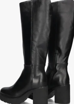 zwarte unisa hoge laarzen kayli