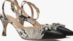 zwarte unisa sandalen met hak larua