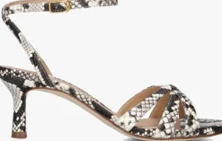 zwarte unisa sandalen met hak nombu