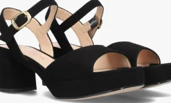zwarte unisa sandalen met hak ney