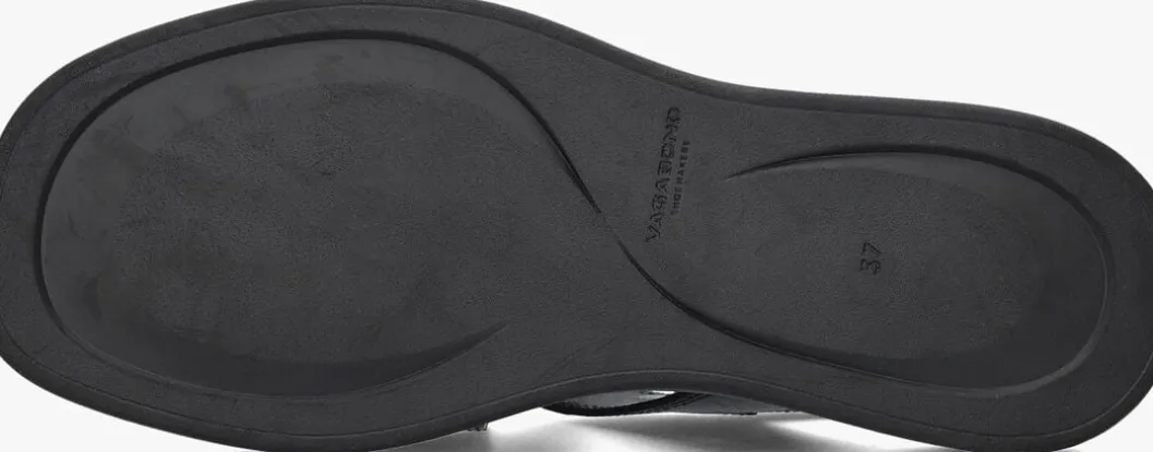 zwarte vagabond shoemakers platte sandalen connie 401