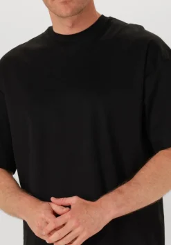 zwarte valenza t-shirt 1026 interlock supima oversized t shirt