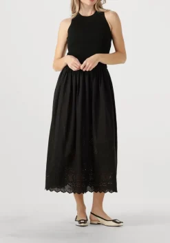 zwarte vanessa bruno maxi jurk ennaya