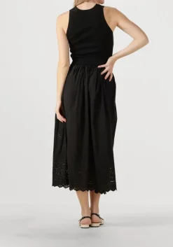 zwarte vanessa bruno maxi jurk ennaya