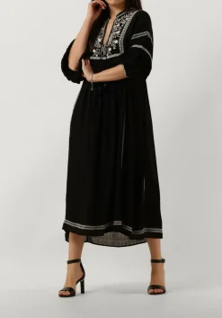 zwarte vanessa bruno midi jurk veronica