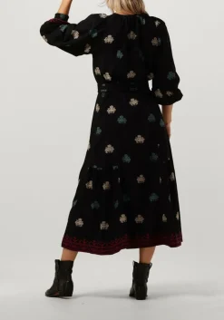 zwarte vanessa bruno midi jurk arabelle