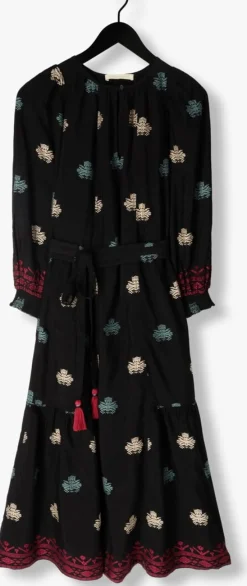 zwarte vanessa bruno midi jurk arabelle