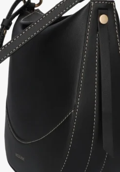 zwarte vanessa bruno schoudertas daily bag mm