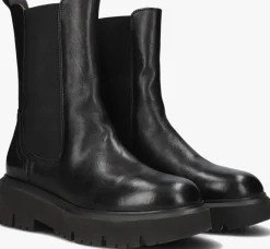zwarte via vai chelsea boots ziva rush