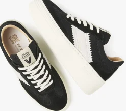 zwarte via vai lage sneakers isa lou