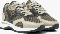 zwarte via vai lage sneakers usher elliot