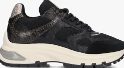 zwarte via vai lage sneakers liz curtis