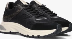 zwarte via vai lage sneakers liz curtis