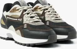 zwarte via vai lage sneakers danae noah