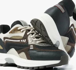 zwarte via vai lage sneakers danae noah