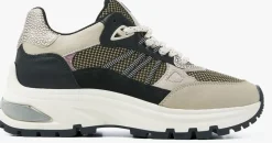 zwarte via vai lage sneakers liz dae